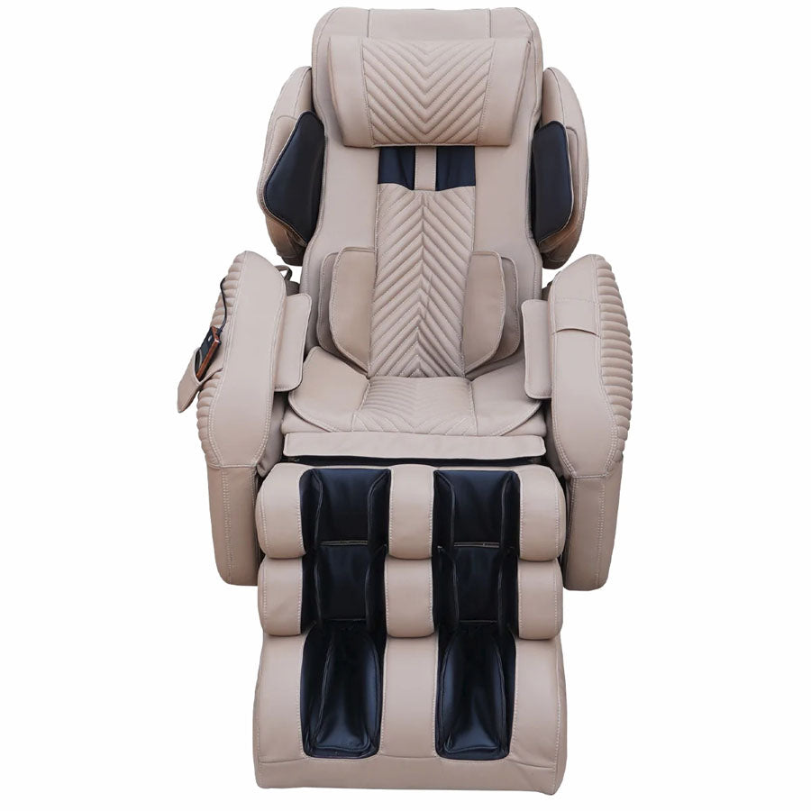 Luraco i9 Max Massage Chair Cream Front View