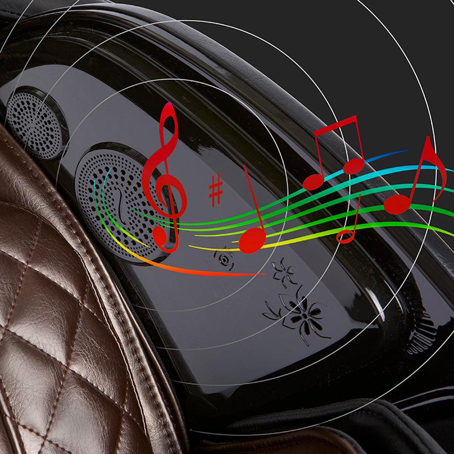Kyota Kokoro M888 4D Massage Chair - Bluetooth Speakers with intersound technology