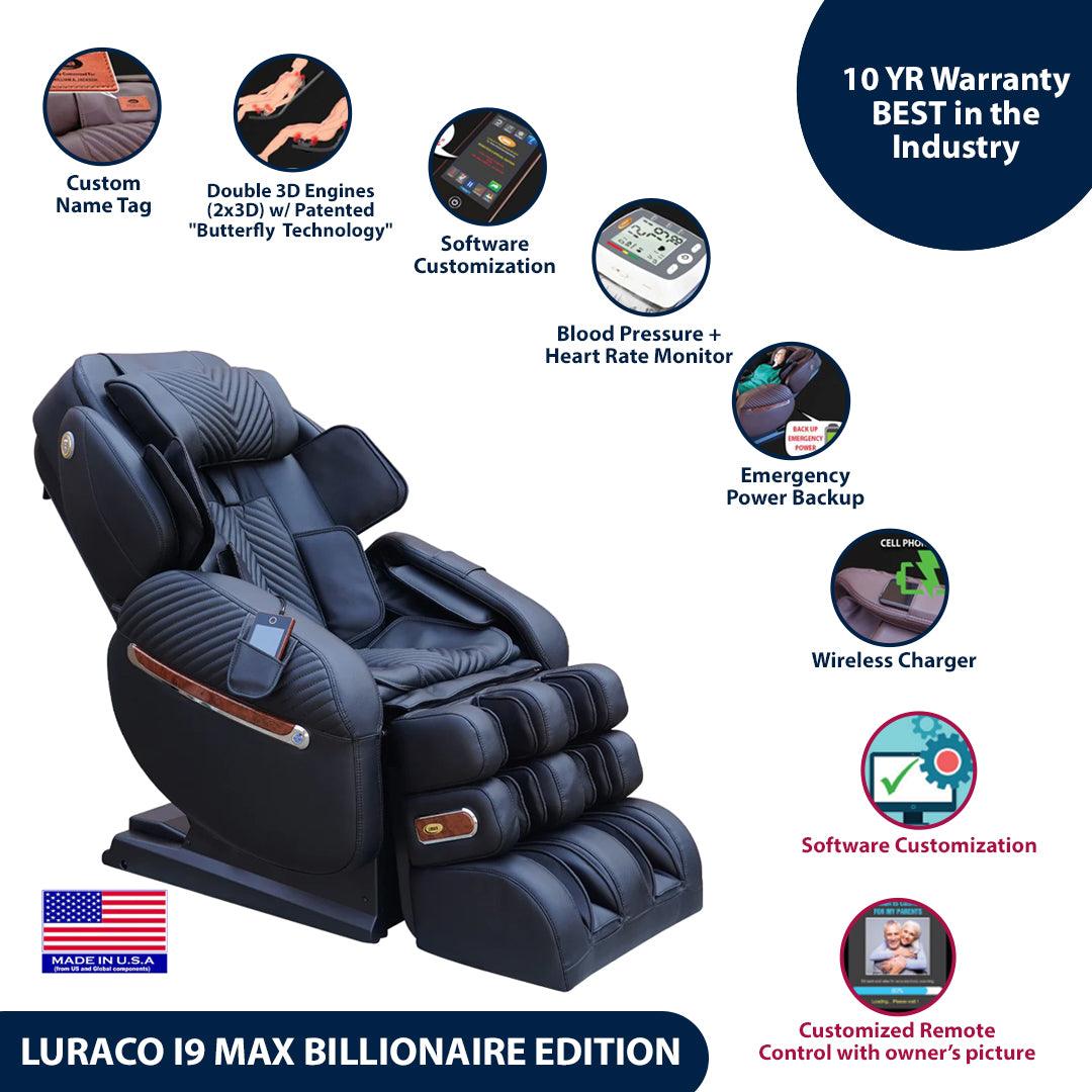 Luraco i9 Max Billionaire Edition Massage Chair