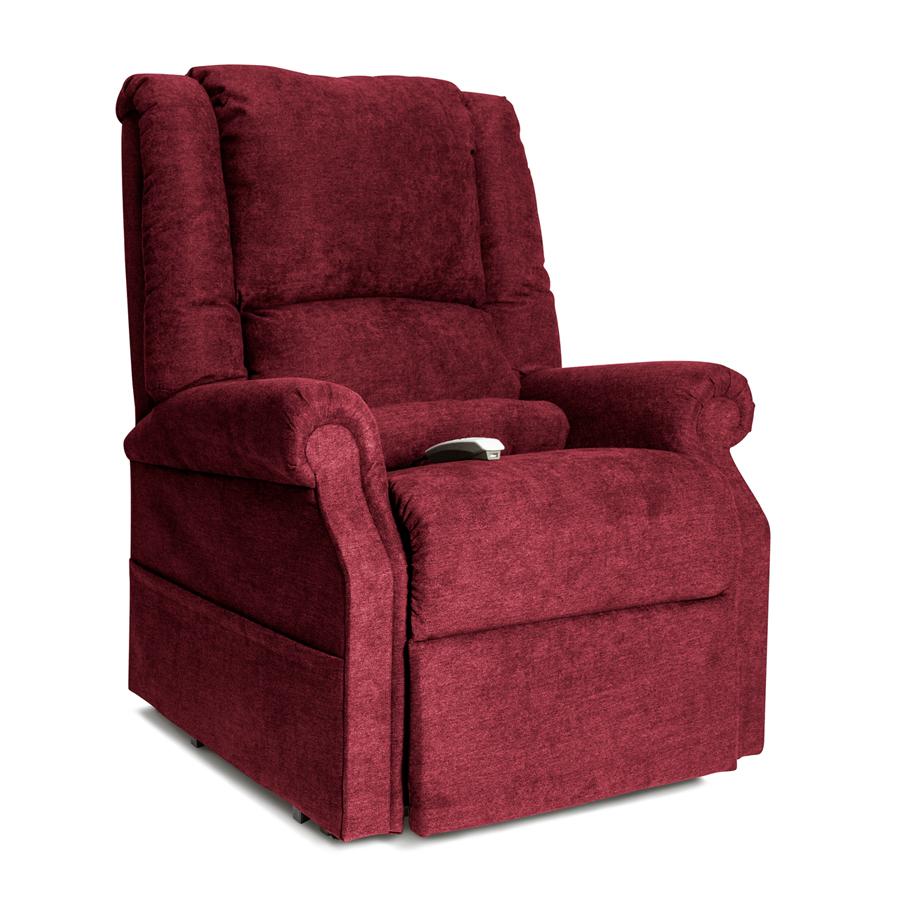 Mega Motion MM-101 Infinite Position Lift Chair - Wish Rock Relaxation Burgundy
