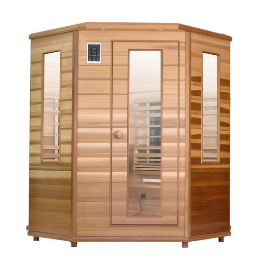 Health Mate Enrich Corner Full Spectrum Sauna - Wish Rock Relaxation
