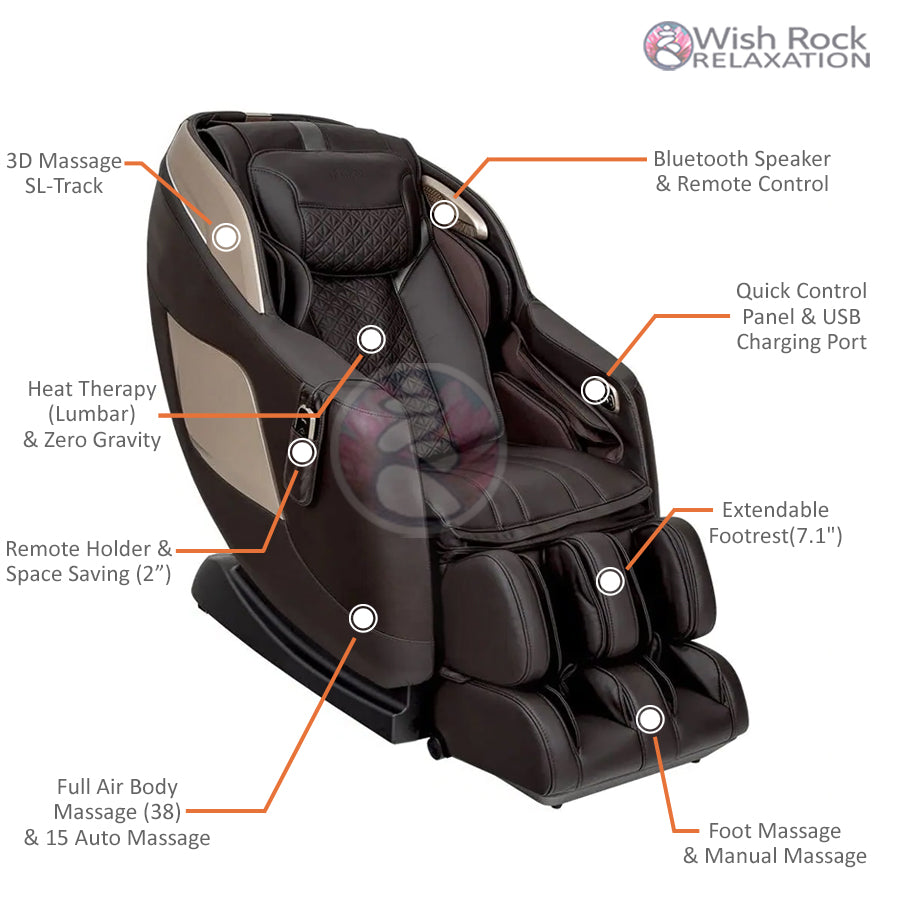Osaki OS Pro-3D Sigma Massage Chair - Features