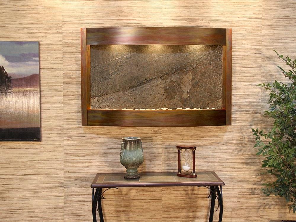 Adagio Calming Wall Water Fountain - Wish Rock Relaxation