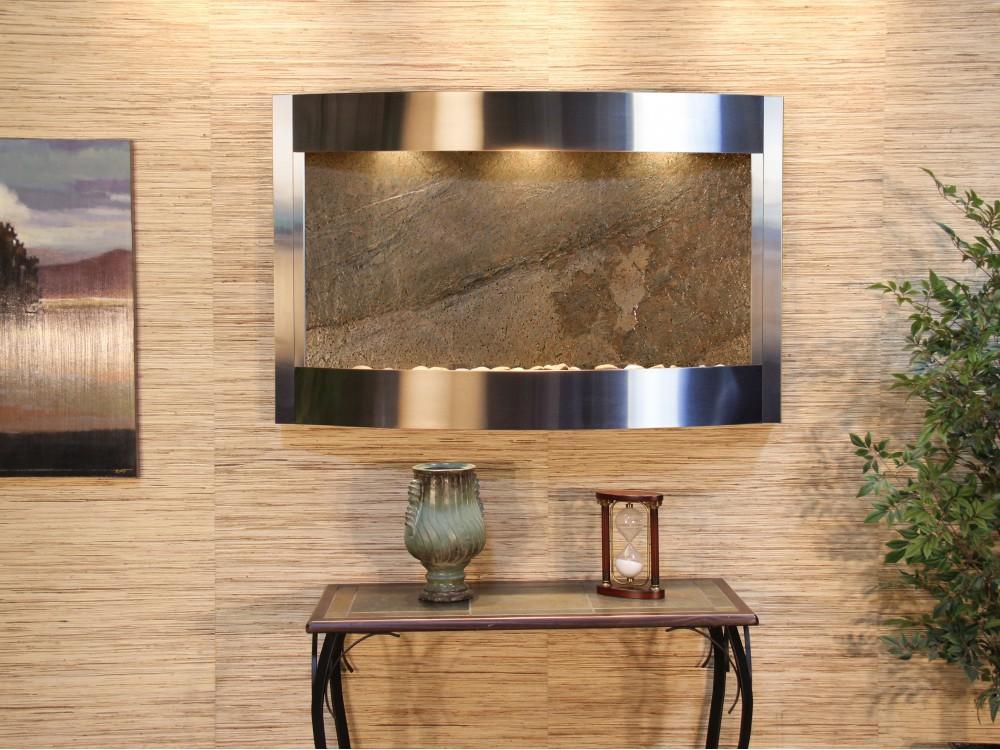 Adagio Calming Wall Water Fountain - Wish Rock Relaxation