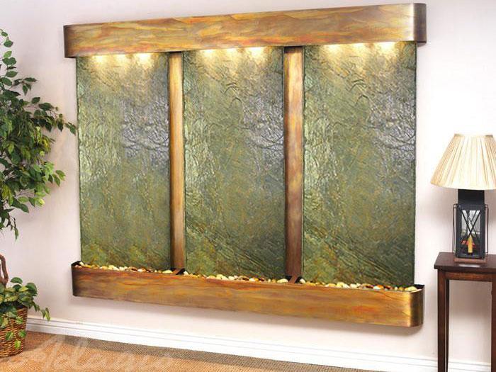 Adagio Deep Creek Falls Wall Water Fountain - Wish Rock Relaxation