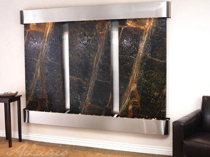 Adagio Deep Creek Falls Wall Water Fountain - Wish Rock Relaxation