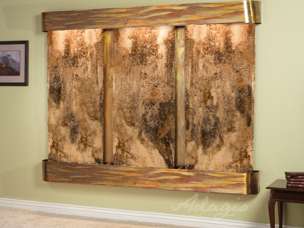 Adagio Deep Creek Falls Wall Water Fountain - Wish Rock Relaxation