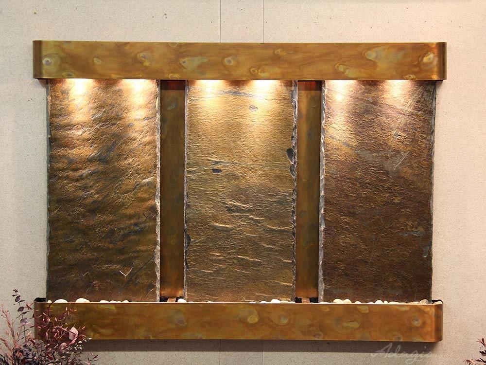 Adagio Olympus Falls Wall Water Fountain - Wish Rock Relaxation