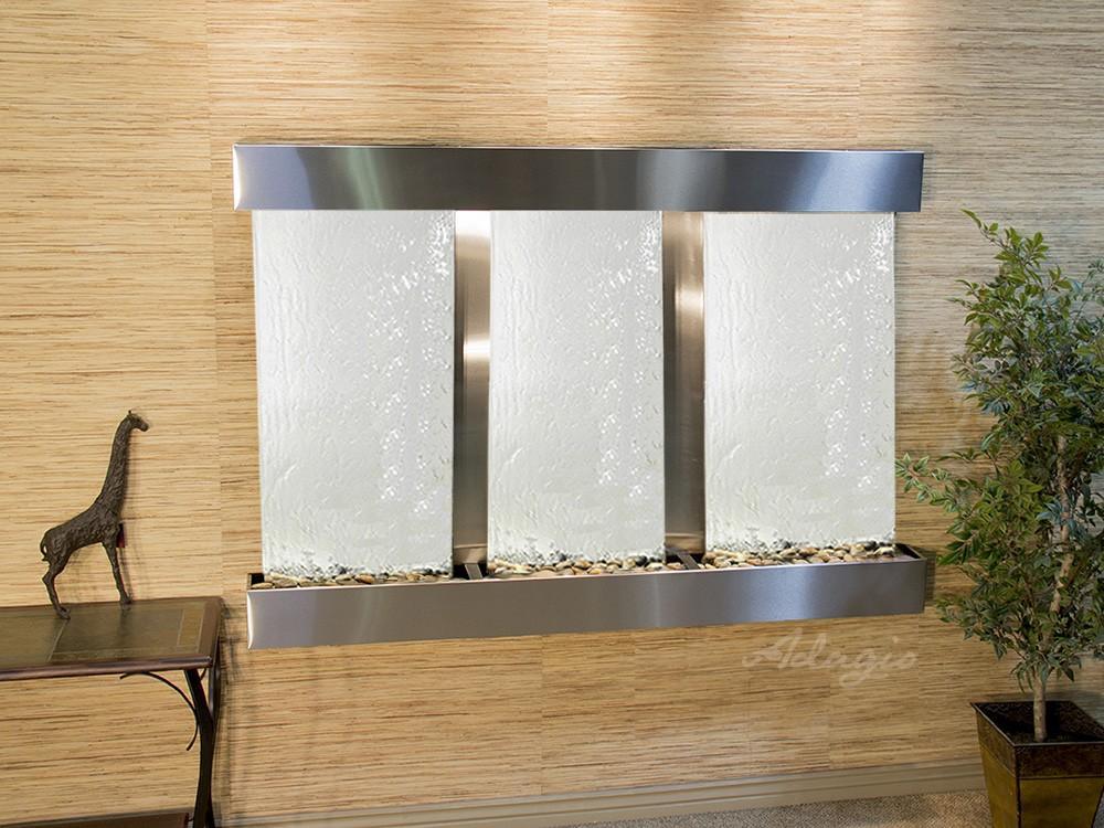 Adagio Olympus Falls Wall Water Fountain - Wish Rock Relaxation