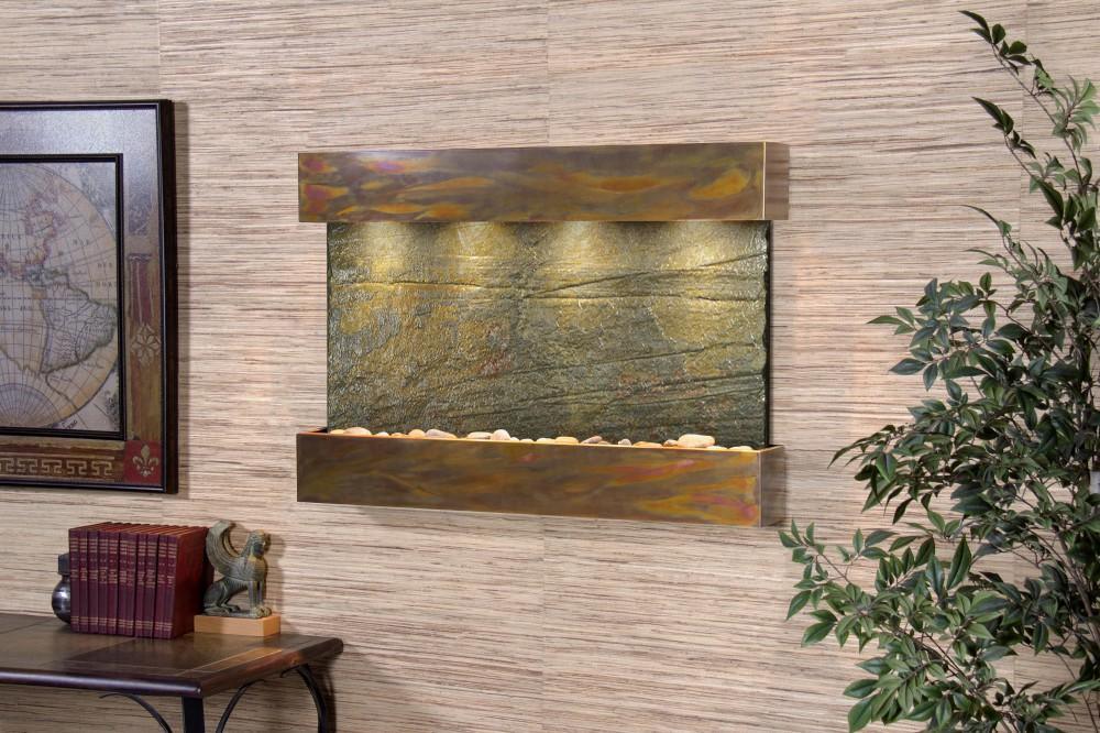 Adagio Reflection Creek Wall Water Fountain - Wish Rock Relaxation