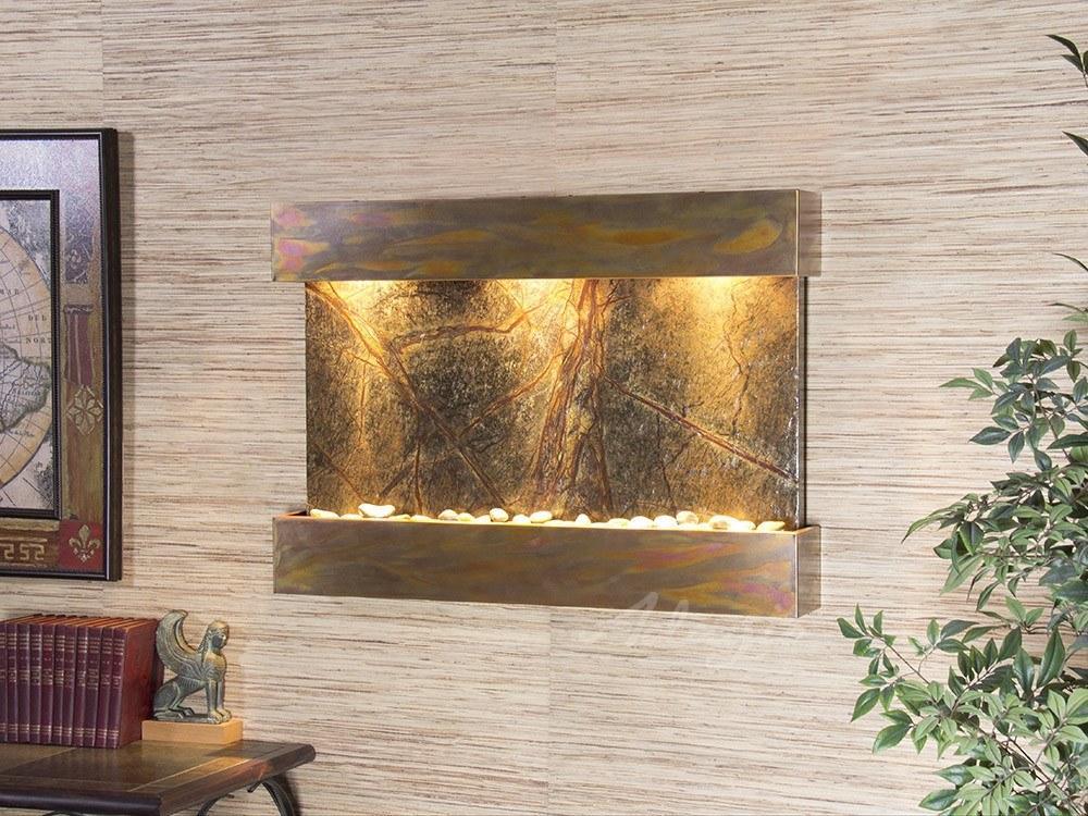 Adagio Reflection Creek Wall Water Fountain - Wish Rock Relaxation