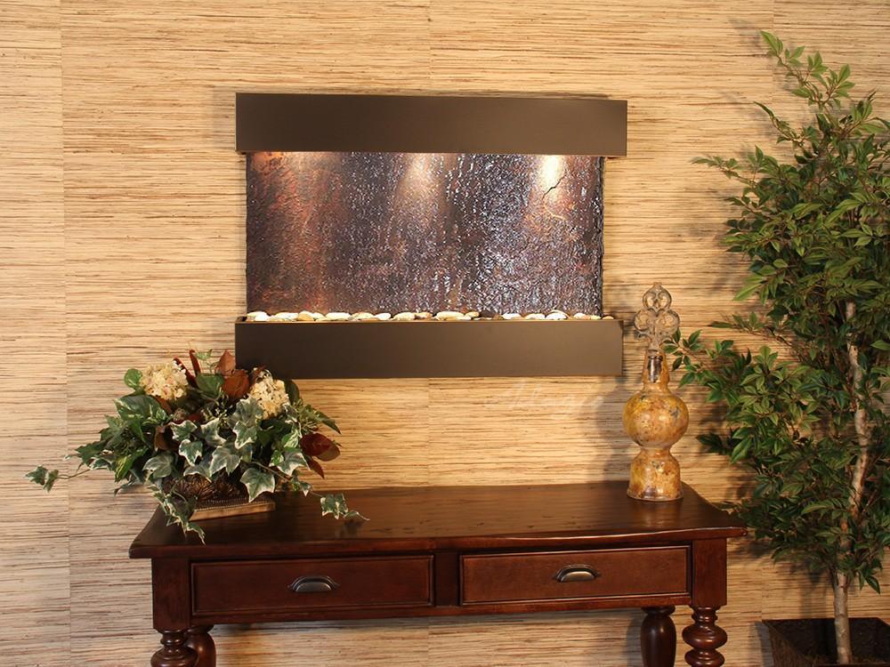 Adagio Reflection Creek Wall Water Fountain - Wish Rock Relaxation