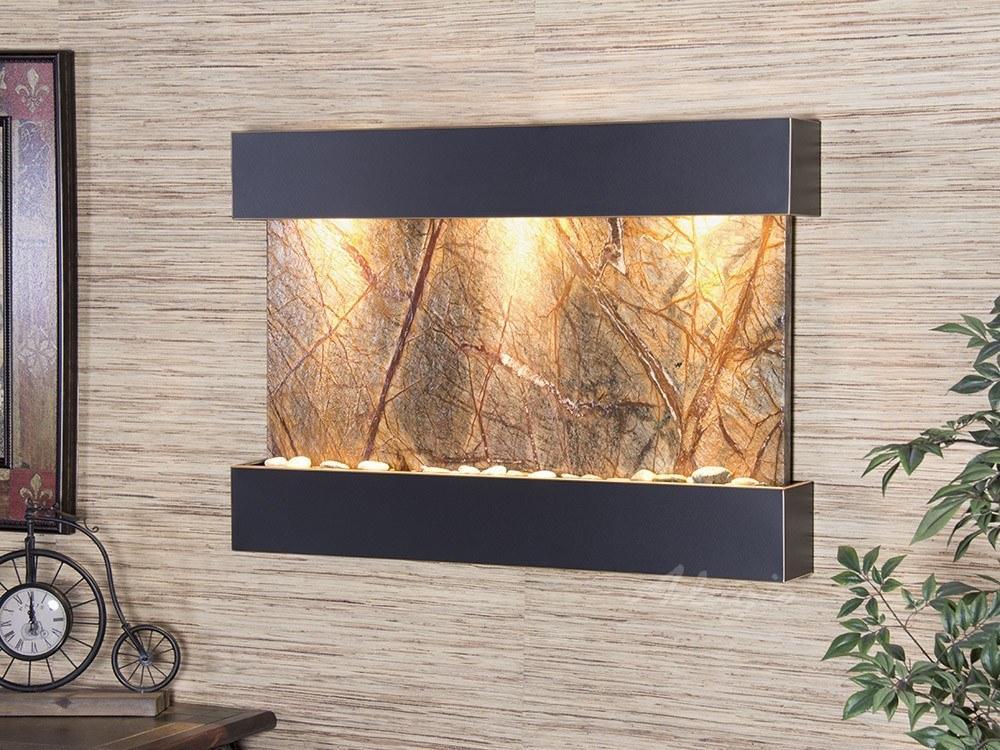 Adagio Reflection Creek Wall Water Fountain - Wish Rock Relaxation