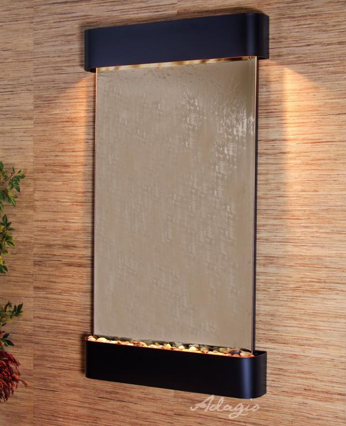 Adagio Summit Falls Wall Water Fountain - Wish Rock Relaxation